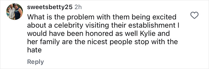 Restaurant Owners Brutally Slammed For 'Honoring' Kylie Jenner After Her Visit