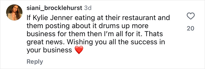 Restaurant Owners Brutally Slammed For 'Honoring' Kylie Jenner After Her Visit