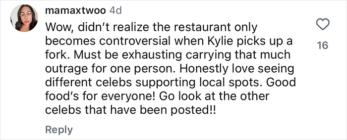 Restaurant Owners Brutally Slammed For 'Honoring' Kylie Jenner After Her Visit