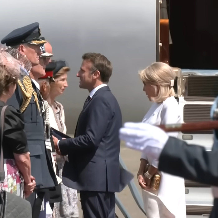 Brigitte Macron and Kate Middleton during France visit, captured by lip reader sparking hilarious reactions near official aircraft. Brigitte Macron and Kate Middleton during France visit, captured by lip reader sparking hilarious reactions near official aircraft.
