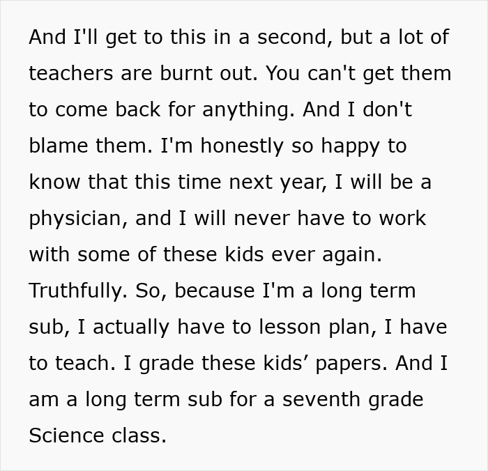Text excerpt highlighting concerns from US teachers about burnout and challenges in education amid the literacy crisis.