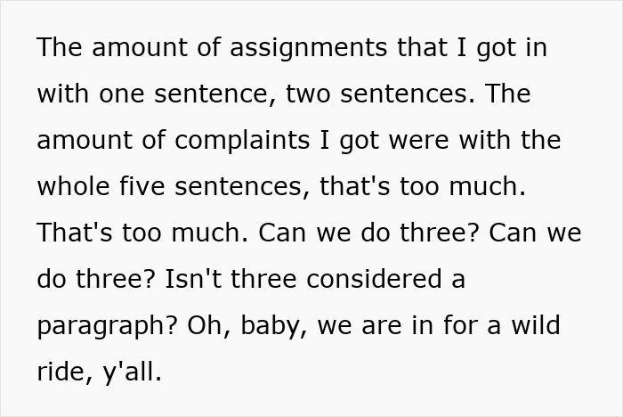 Alt text: Concerned US teachers discussing the growing literacy crisis and its impact on student assignments and learning quality