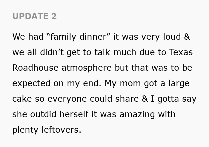 Woman Worried Her “Loud” SIL Will Ruin Her Birthday Dinner, Gets A Surprising Twist