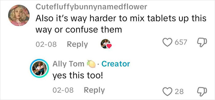 Social media comments discussing how European pharmacies don’t use bottles, reducing tablet mix-ups and confusion. Social media comments discussing how European pharmacies don’t use bottles, reducing tablet mix-ups and confusion.