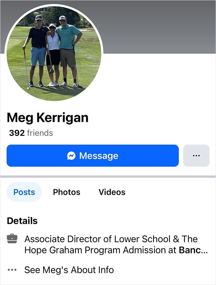 Social media profile of wife of CEO accused of cheating at Coldplay concert before deleting accounts amid scandal.