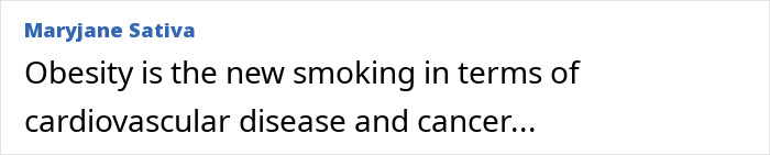 Quote about obesity linked to cardiovascular disease and cancer, highlighting obesity as a major health concern in America. - 14