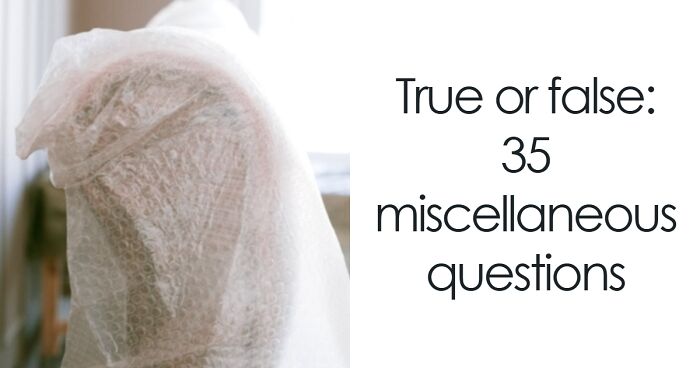 Prove You Know More Than The Average Person By Acing This 35-Question True-Or-False Quiz