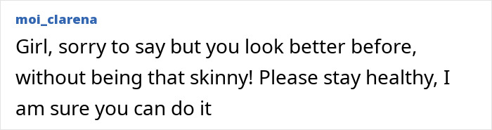 Comment on social media criticizing a top model Kelly Gale&rsquo;s photoshop in a new bikini pic, urging health and natural look.