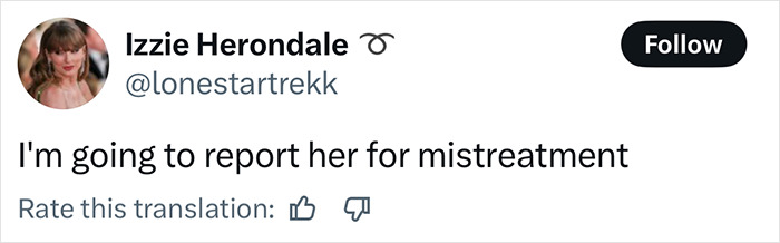 Tweet by user expressing intent to report momfluencer for making 9-year-old autistic daughter sleep on balcony.