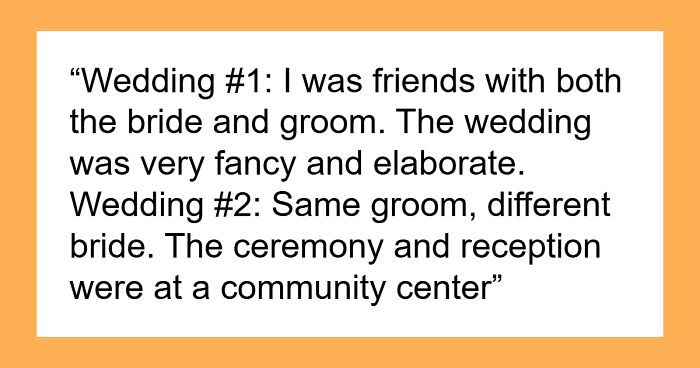 32 Main Differences That Guests Noticed After Attending Multiple Weddings For The Same Person