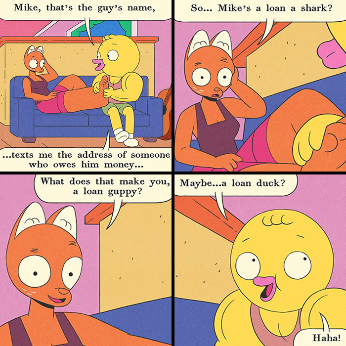 Artist Created Cartoon About A Buff Duck With Big Dreams And Even Bigger Muscles