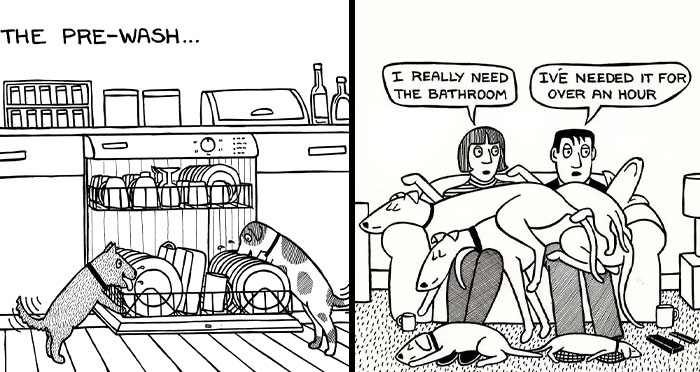 “Off The Leash”: 38 Funny Comics That Most Dog Owners Might Relate To (New Pics)