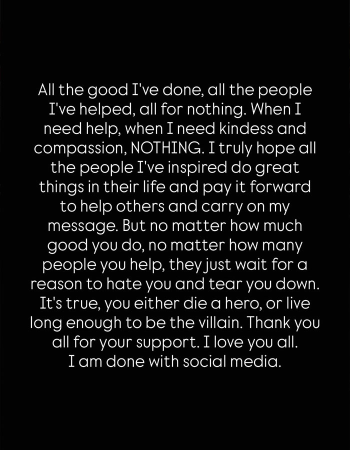 Text post by Joey Swoll expressing apology and frustration after Hulk Hogan memorial video sparks woke backlash.