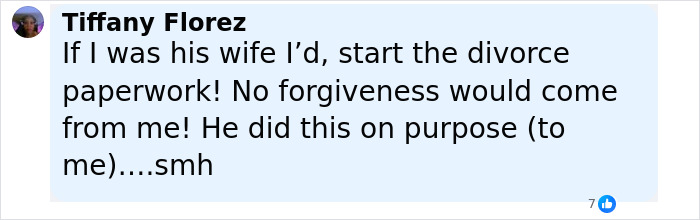 Comment from Tiffany Florez expressing no forgiveness for an intoxicated dad who left kids in a hot car. - 10