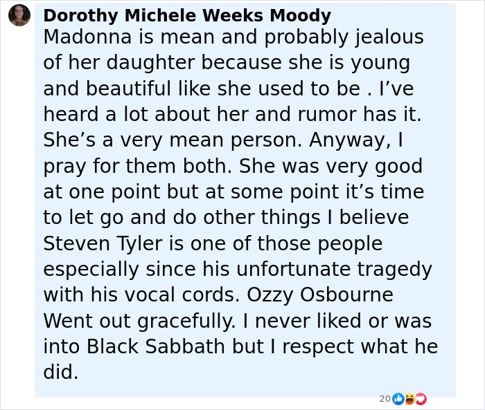 Comment about Madonna being mean and jealousy linked to Gwyneth Paltrow’s ended friendship with toxic Madonna. - 22