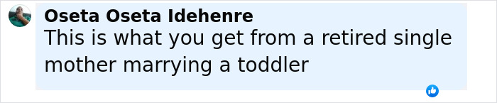 Comment by Oseta Oseta Idehenre criticizing Brigitte Macron's cold behavior towards husband during UK visit.