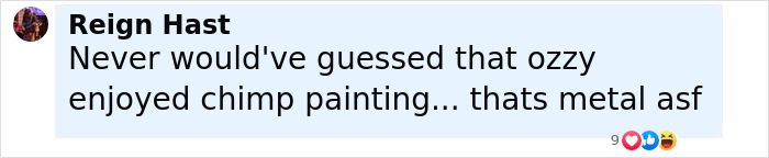 "That's Metal ASF": Ozzy Osbourne Teams Up With Chimps To Create Abstract Art For A Noble Cause