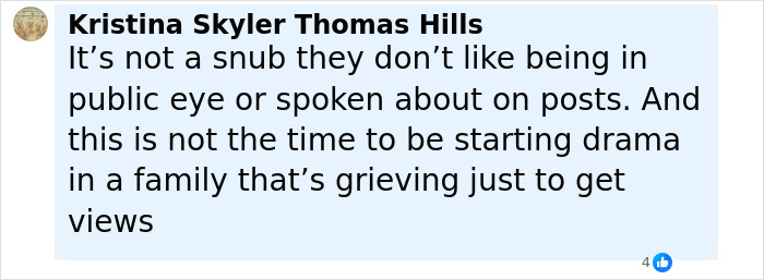 Comment on family drama after Ozzy Osbourne&rsquo;s passing, mentioning grief and controversy over kids being snubbed in tribute.