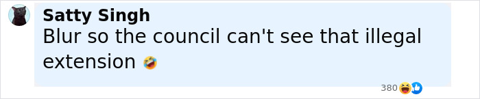 Screenshot of a social media comment about people blurring their houses on Google Maps and potential risks experts mention.