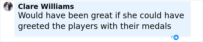 Comment by Clare Williams discussing greeting players with medals after England's dramatic shootout win against Spain. Comment by Clare Williams discussing greeting players with medals after England's dramatic shootout win against Spain.