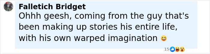 Comment from Falletich Bridget criticizing Stephen King’s strange tweet about Epstein list, sparking conspiracy theories online. - 13
