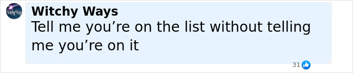 Screenshot of a social media comment about being on the Epstein list, related to Stephen King conspiracy theories. - 18