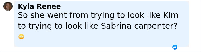Comment on social media post about Bianca Censori’s new blonde look after Kanye West’s visa revoked situation. Comment on social media post about Bianca Censori’s new blonde look after Kanye West’s visa revoked situation.