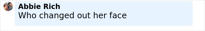 Comment text on a social media post discussing Christina Aguilera fueling Ozempic rumors by changing her face appearance. - 19