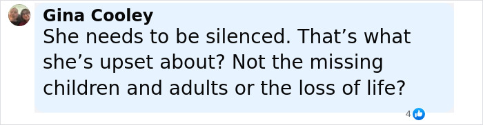 Comment expressing outrage after official calls flood-stricken Camp Mystic whites-only amid tragedy controversy.