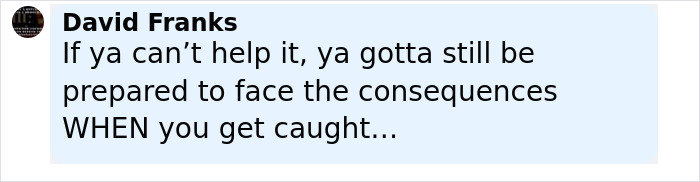 Text message from David Franks warning about facing consequences when caught, related to CEO Andy Byron cheating incident.