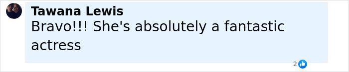 Screenshot of a social media comment praising an actress, linked to a chilling eulogy of 17-year-old girl suspicion.