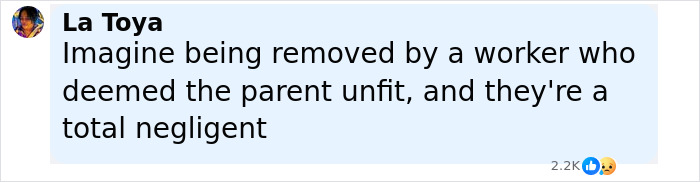 Comment about social worker negligence in temporary foster care causing harm to 3-year-old boy left unattended in hot car. - 15