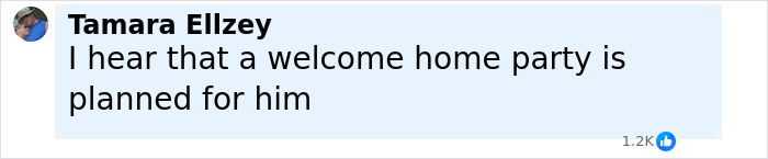 Screenshot of a social media comment by Tamara Ellzey mentioning a welcome home party planned for Bryan Kohberger. - 34