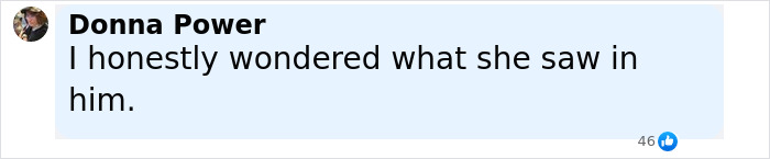 Comment from Donna Power on social media expressing curiosity about Isla Fisher’s message on marriage. - 28