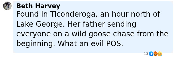 Social media comment highlighting police pointing to inconsistencies in dad’s report of missing 9-year-old girl found deceased. - 10