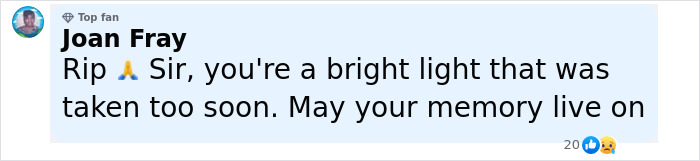 Comment by Joan Fray expressing condolences for Olympic medalist skier who lost his life after lightning strike. - 29