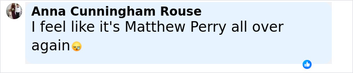 Comment on social media post expressing that the situation feels like Matthew Perry all over again amid Malcolm-Jamal Warner&rsquo;s final public appearances.