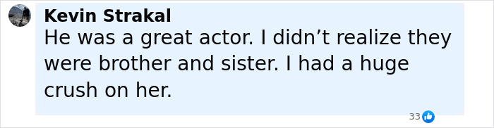 Comment on actor Michael Madsen, expressing surprise about sibling relationship and tribute&rsquo;s emotional impact.