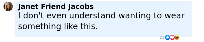 Comment by Janet Friend Jacobs expressing confusion about Lindsey Vonn's wardrobe malfunction at the 2025 ESPYs red carpet. Comment by Janet Friend Jacobs expressing confusion about Lindsey Vonn's wardrobe malfunction at the 2025 ESPYs red carpet.