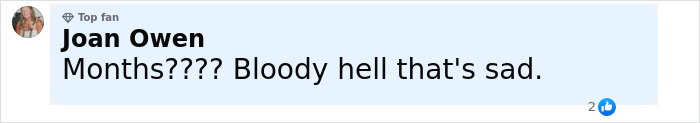 Screenshot of a social media comment expressing shock and sadness about skeletal remains found in a hoarder ex-cop's house.