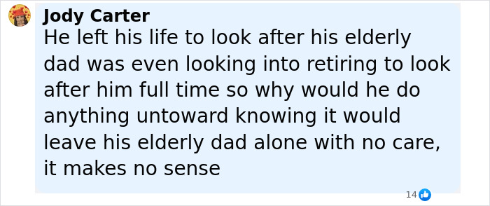 Comment from Jody Carter discussing concerns about Air India pilot&rsquo;s personal turmoil and final words to security guard.