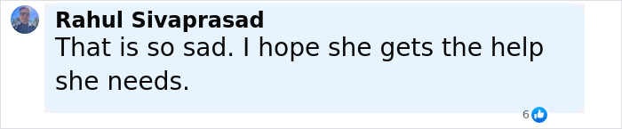 Comment expressing sadness and hope for help after Olympic gold medalist Mary Lou Retton's arrest video showing failed sobriety test.