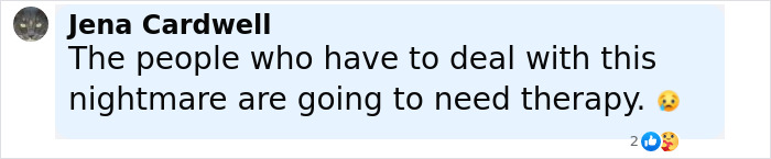 Comment by Jena Cardwell expressing concern that people involved in the discovery of nearly 400 human bodies will need therapy. Comment by Jena Cardwell expressing concern that people involved in the discovery of nearly 400 human bodies will need therapy.
