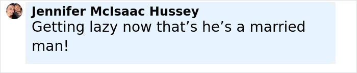 Comment by Jennifer McIsaac Hussey expressing surprise about Jeff Bezos changing his look after marriage.