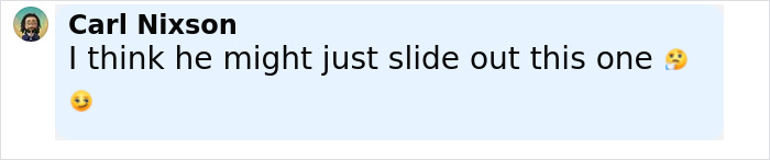 Chat message by Carl Nixson expressing opinion on Diddy's trial chaos after jury sends surprise note following deliberations.