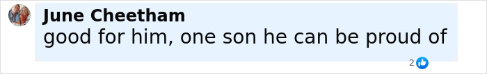Comment by June Cheetham stating support for a son as King Charles praises William but snubs Prince Harry. Comment by June Cheetham stating support for a son as King Charles praises William but snubs Prince Harry.
