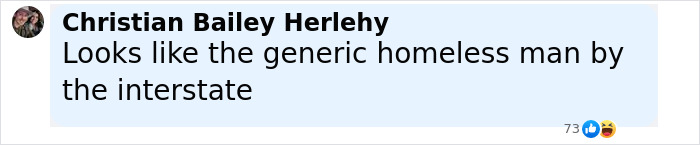 Comment discussing Hagrid's first look from the upcoming Harry Potter series, comparing him to a generic homeless man.