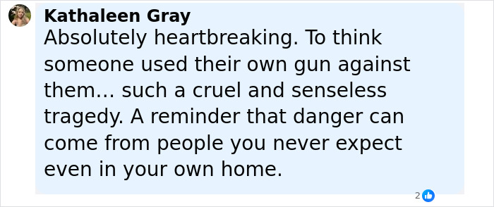 Screenshot of a heartbreaking comment on the epic police fail involving American Idol exec and husband found after 4 days. - 13