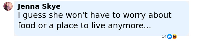 Screenshot of social media comment by Jenna Skye reacting to documentary about woman who lived with deceased parents for 4 years. - 16