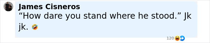 Screenshot of a social media comment reacting with humor and laughter to Harry Potter fans divided over a major detail change.